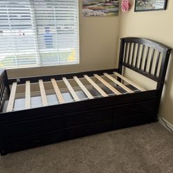 Twin Bed Frame With Storage
