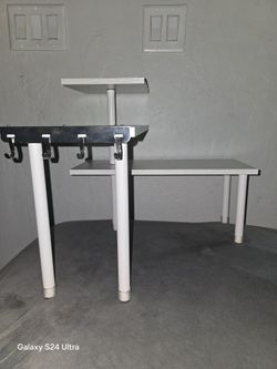 3 Tier Moveable Corner Shelf