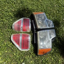 2009-2018 Ford F150, headlight and tail light OEM
