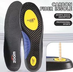Steppers Cloud Insoles with Carbon Arch Plate for Men & Women - Memory Foam Shoe Inserts, All-Day Support for Walking, Running, Work Boots(280-285mm|W