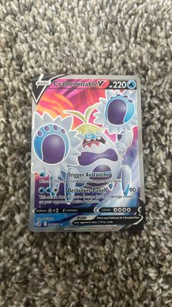 Crabominable V Pokemon card