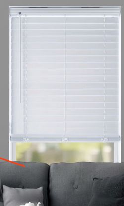 Blindster No Tools 2in Faux Wood Blinds 58 1/2 X 58 1/2