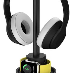 Headphone Stand with USB Charger