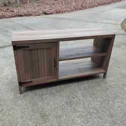 Rustic TV Stand with Storage