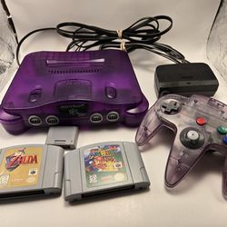 Purple Nintendo 64 Bundle