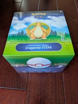 Pokemon Go DRAGONITE VSTAR PREMIUM DECK HOLDER COLLECTION BOX