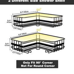 Corner Shower Caddy Shelf Adhesive（never Used )