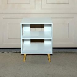 Bedside Table, Modern Open Storage Side