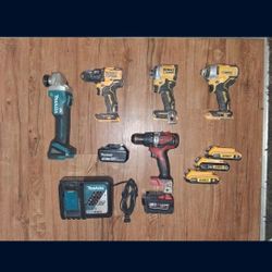 DeWalt, Makita, Milwaukee