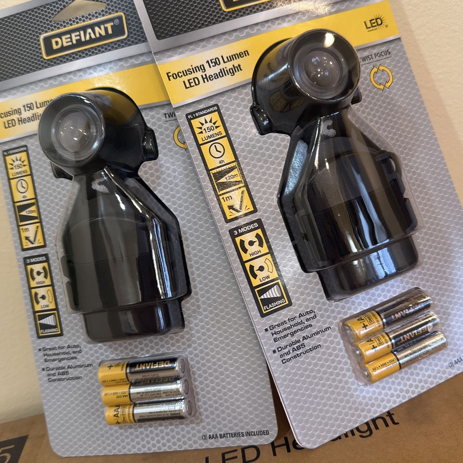 Focusing 150 Lumen LED Headlight 10 Piece