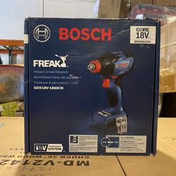 NEW! BOSCH Impact Drill/Wrench (GDX18V-1860CN)