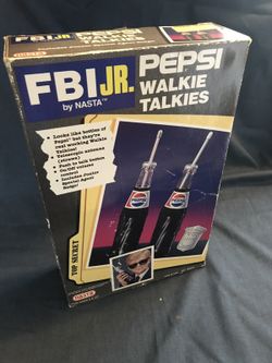 Nasta Vintage Pepsi Bottle Walkie Talkie
