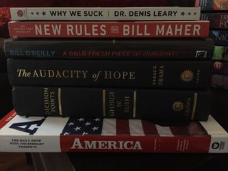 Various political books (left and right mix)