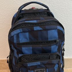 J World Navy Roller Backpack