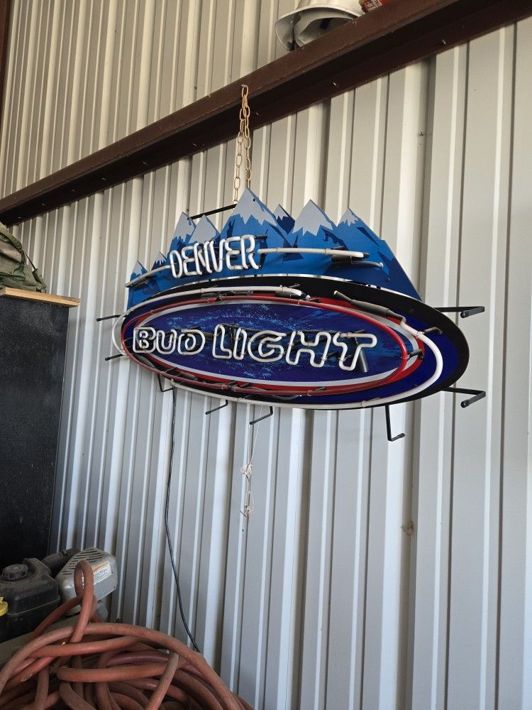 Denver Bud Light Neon Sign