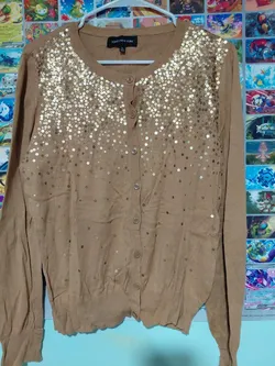 Jones New York Sequin Cardigan Sweater