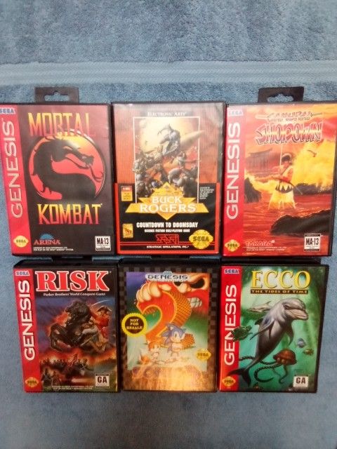 Selling Sega Genesis Games Complete In Box