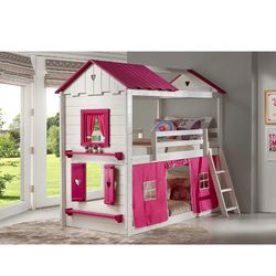 Heartbeat Cottage Pink Bunkbed