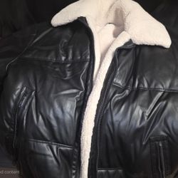Zara Winter Faux Leather Jacket