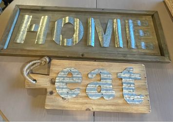 Decorative wood signs - home decor
