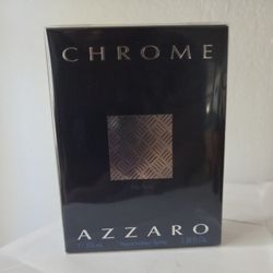 AZZARO CHROME PARFUM FOR MEN 3.4OZ/100ML,  NEW SEALED BOX 