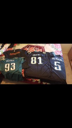 Jerseys different sizes Lrg to 3x prices $20 and lower