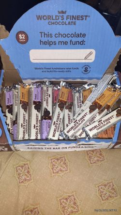 Chocolate 🍫 bars each $2