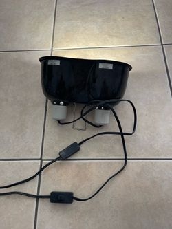 Duel reptile heat lamp
