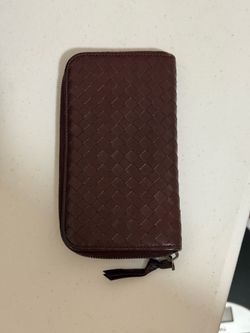 Pre-owned Bottega Veneta unisex Zipper Long wallet