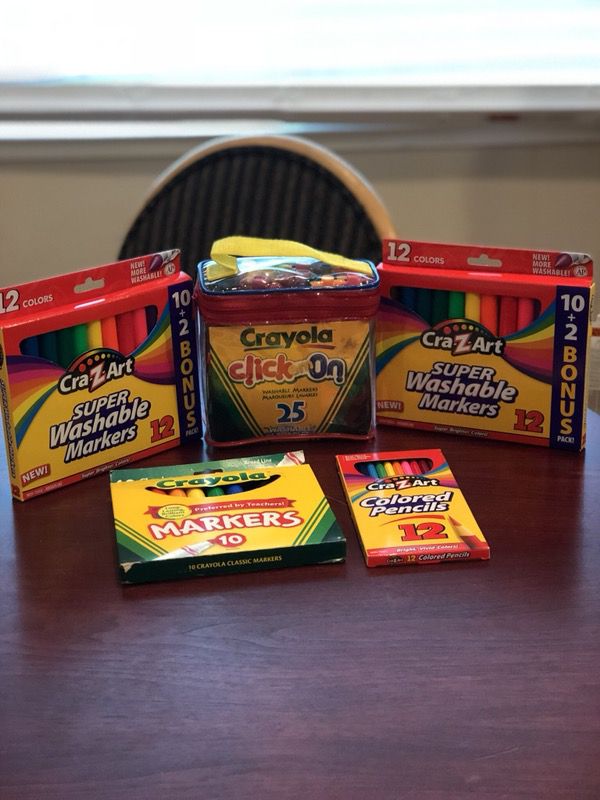 75 piece Crayola Super Art & Craft Kit. I paid $27+ taxes. $20 obo taxes  it. for Sale in San Jose, CA - OfferUp