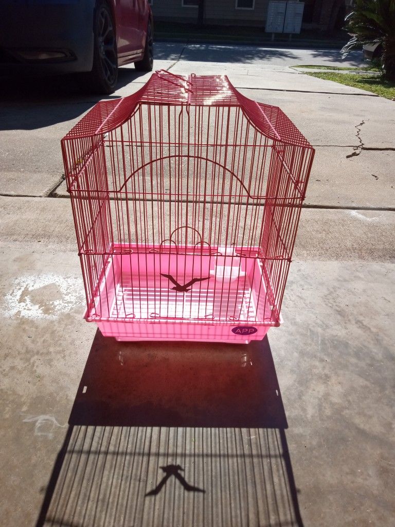Pink Bird Cage