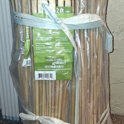 NEW 18 packages of 25 bamboo plant growing stakes $5 per package OR $50 for ALL!
