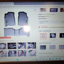 WeatherTech Floor Mats/ 2005 Chevy Colorado 