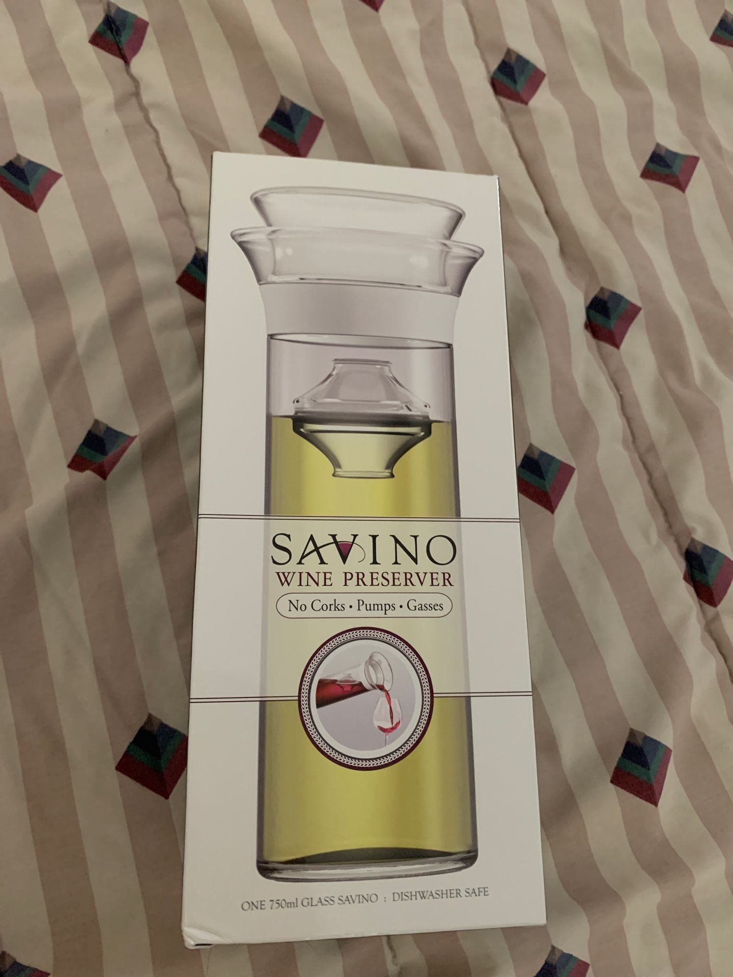 Mother’s Day Savino Wine Saving Carafe | Glass