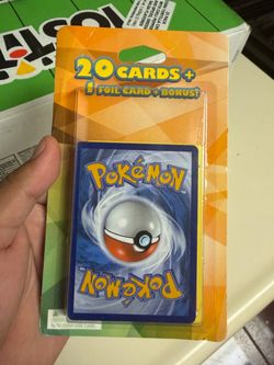 Factory Sealed - Pokemon TCG 20 Card Pack w/ Foil Card & Bonus