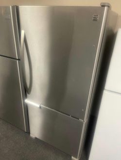 Kenmore Bottom Freezer Fridge Stainless Steel