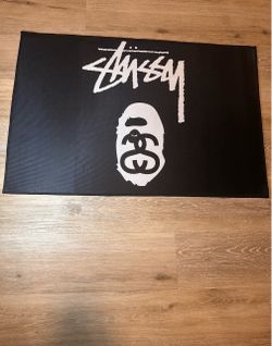 Stussy and bape rug