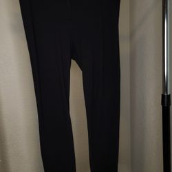 Amanda & Chelsea Women's Size 4 6 Black Slim Fit Slacks Dress Pants