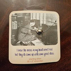 Sterling Silver Ball Pendant Necklace