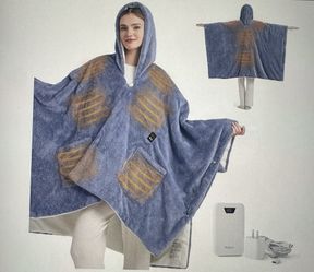 Cordless Wearable Heated Blanket