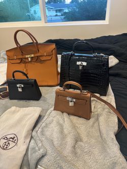 Birkin and Mini Kelly Bags