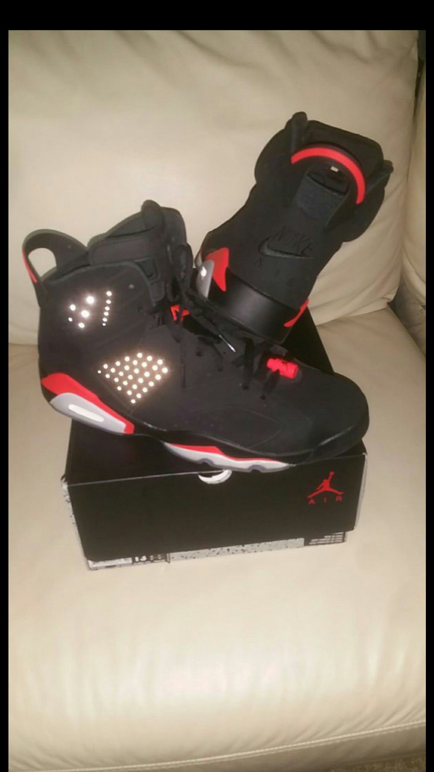 Size13 2019 Retro Jordan Nike Air 6s infrared bred Jays VI Sneakers shoes nikeair nike retro6