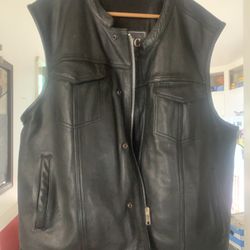 Great Deal for a Large Size Leather Vest