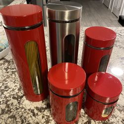 Metal Kitchen Canisters/containers