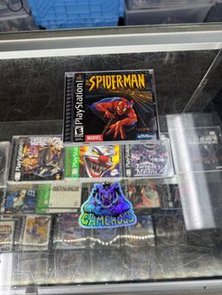 Spider-Man PS1 $65 Gamehogs 11am-8pm
