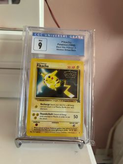 CGC 9 Pikachu #4 Black Star Promo (1999)