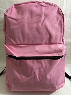 Pink unisex backpack/ book bag