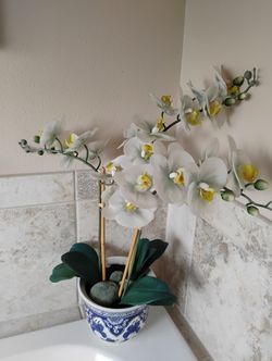 Faux Orchids