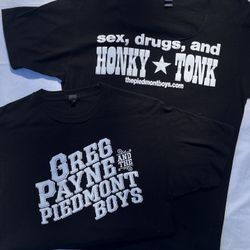 2 Greg Payne Piedmont Boys Band Shirts Local Music