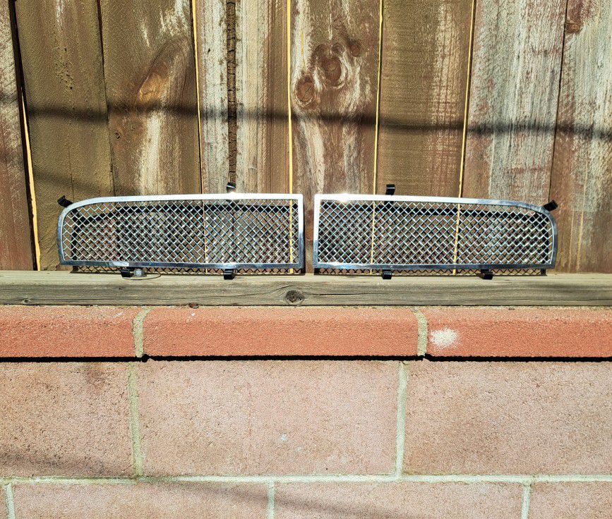 2 Piece Stainless Steel Mesh Grill 15" Inches by 5" Inches Grille  